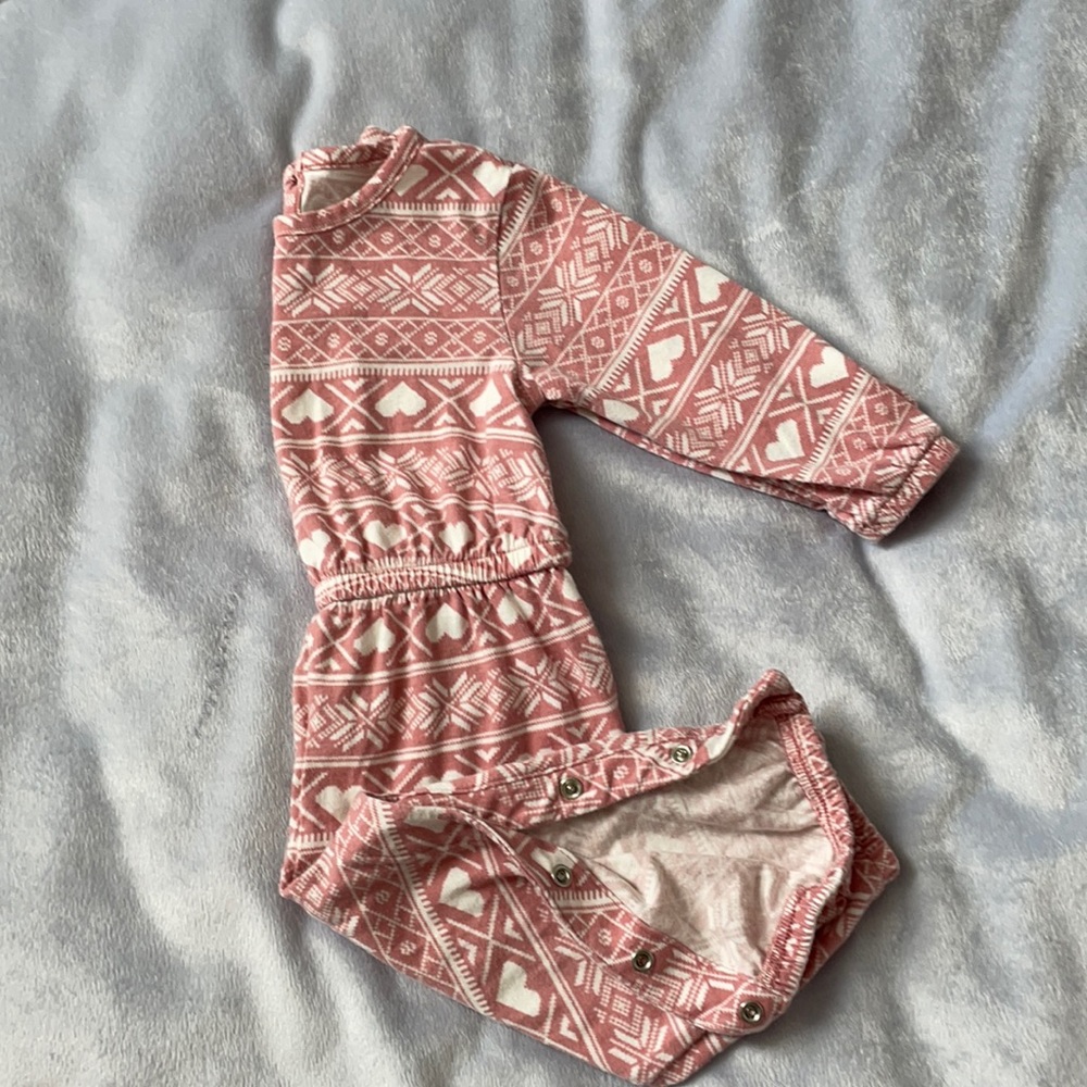 Girls fairsle print jumpsuit 12-18months